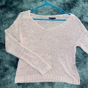 American Eagle Light Pink Knitted Top